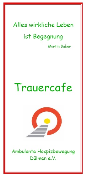 Bild Trauercafe Flyer