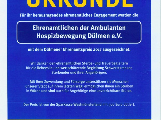 Ehrenamtspreis 2017